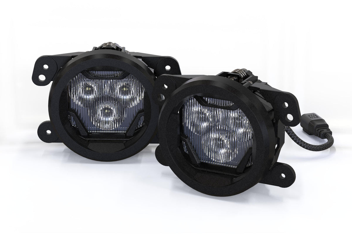 Morimoto 4Banger Fog Light Kit: 18+ JL/JT (NCS / Wide / White / Set) - Off Road - Veh. Spec (Image 2 of 6)