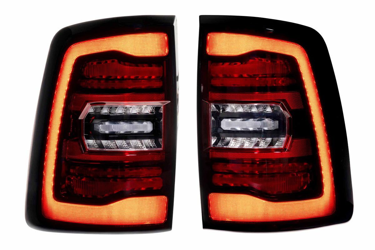 XB LED Tail Lights: Ram HD (19-24 / Red Lens / Set) - Tail Lights (Image 4 of 6)