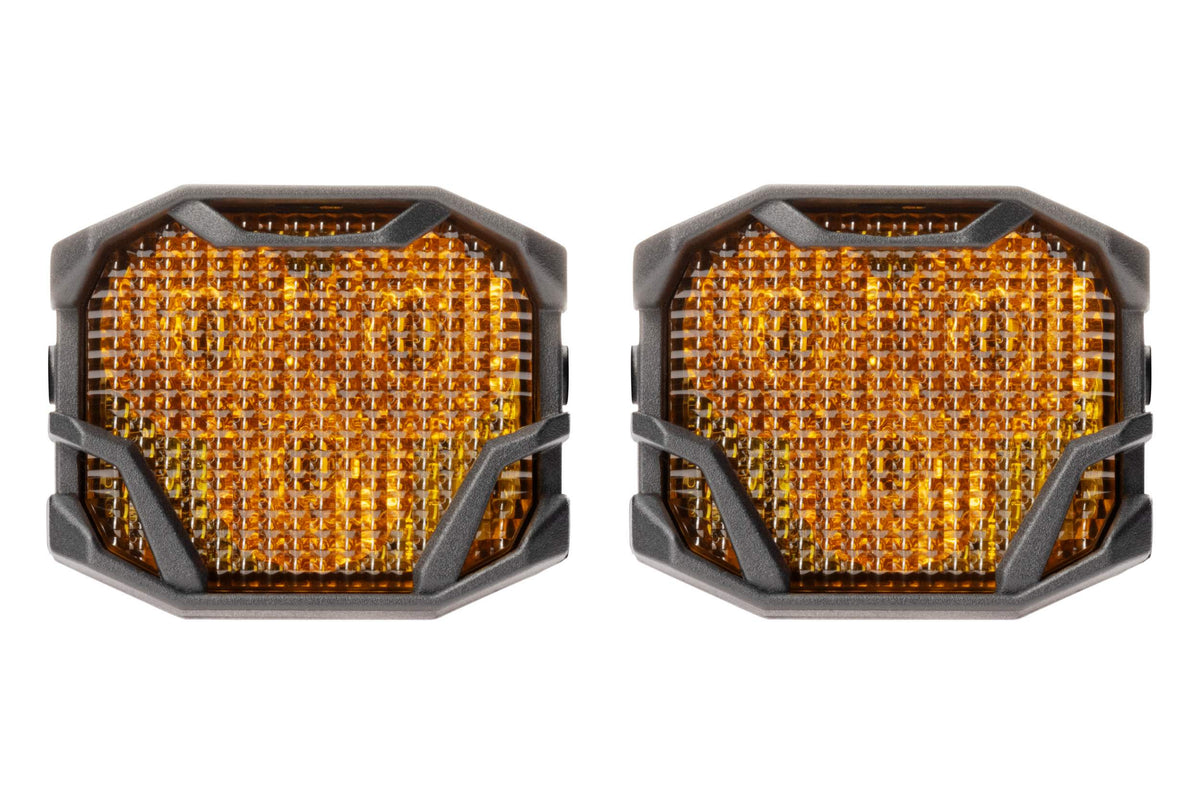 Morimoto 4Banger 2.0 NCS LED Pods (Flood / Yellow / Set) - Off Road - Universal (Image 1 of 6)