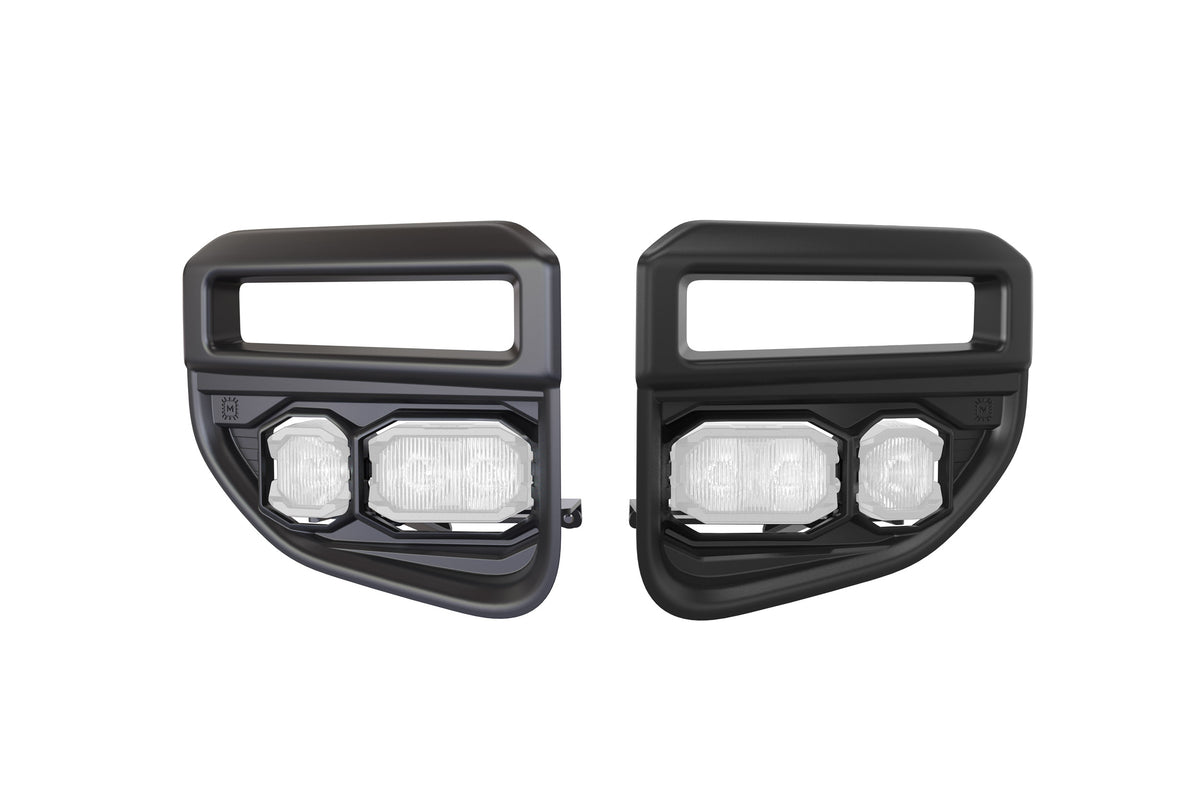 Banger Fog Brackets: 20-22 Super Duty OE LED (Set) - Off Road - Universal (Image 1 of 6)