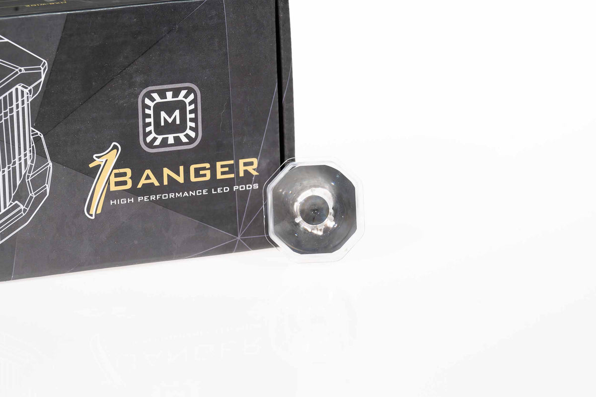 Lens Only: 1Banger (White / Spot / Each) - Off Road - Veh. Spec (Image 1 of 3)