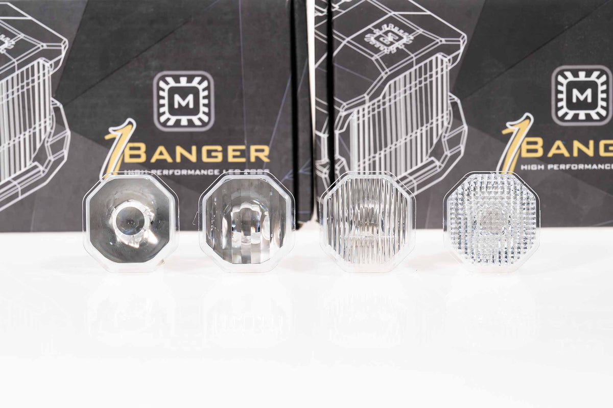 Lens Only: 1Banger (White / Combo / Each) - Off Road - Veh. Spec (Image 2 of 3)