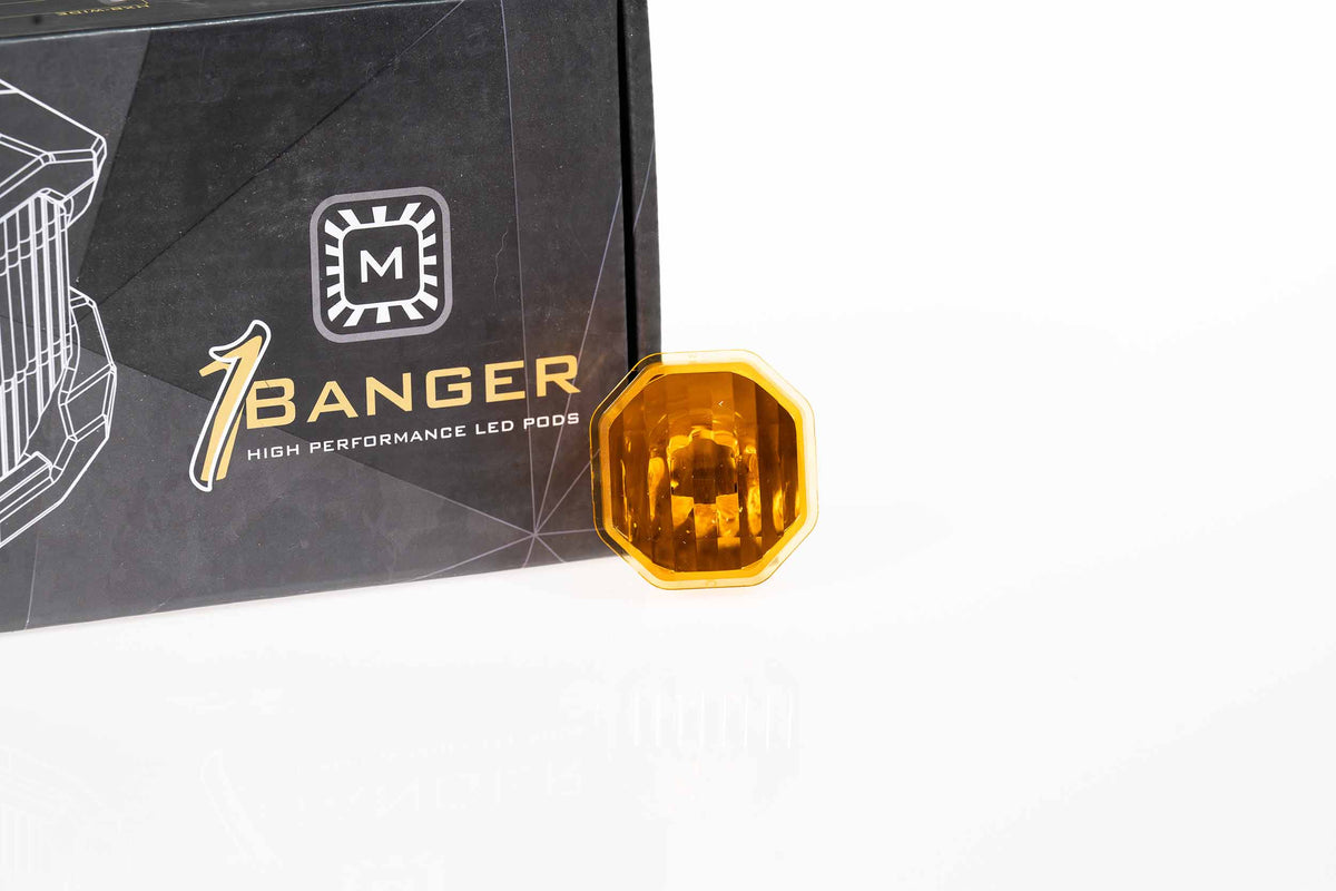 Lens Only: 1Banger (Yellow / Combo / Each) - Off Road - Veh. Spec (Image 1 of 3)