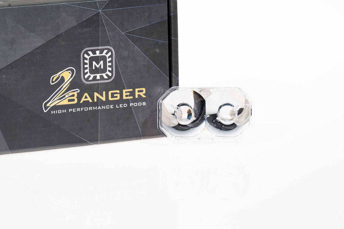 Lens Only: 2Banger (White / Spot / Each) - Off Road - Veh. Spec (Image 1 of 3)