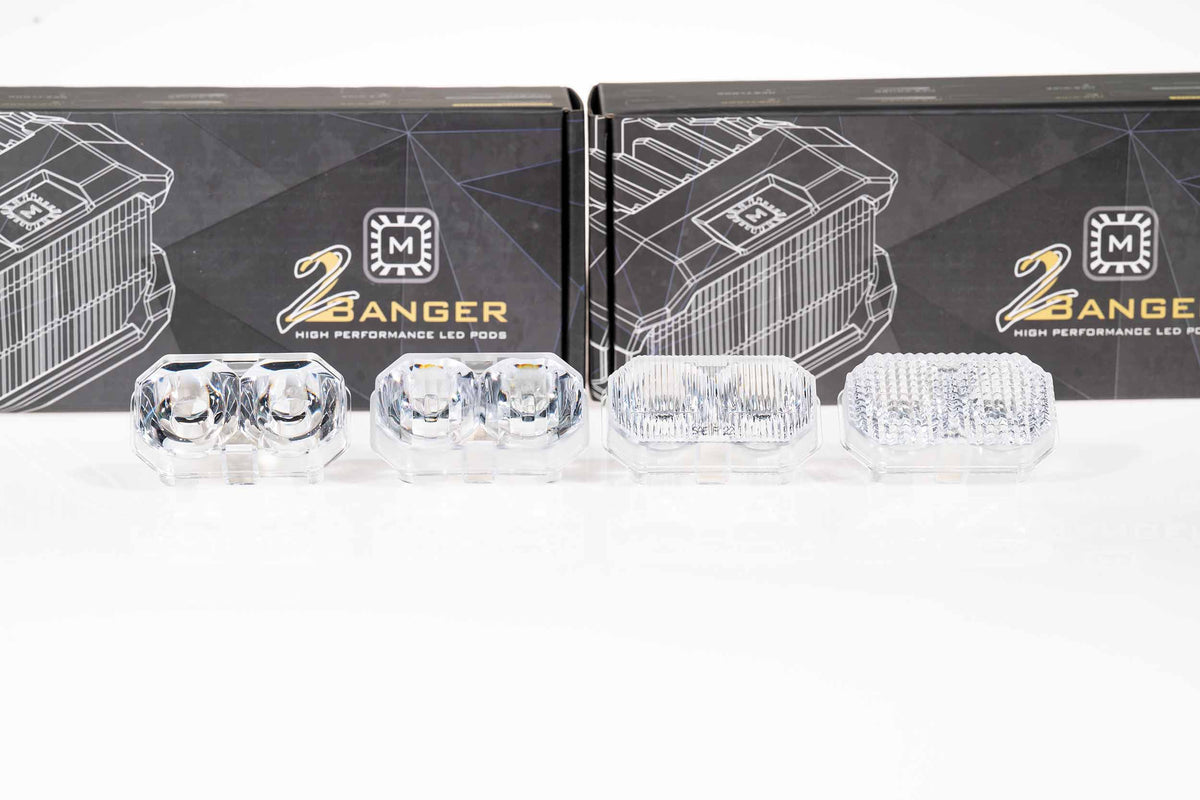 Lens Only: 2Banger (White / Spot / Each) - Off Road - Veh. Spec (Image 2 of 3)