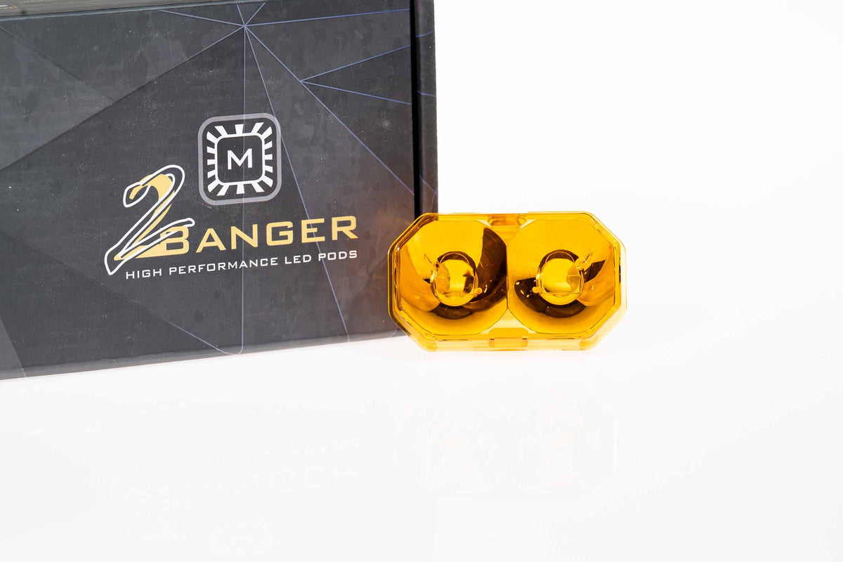Lens Only: 2Banger (Yellow / Spot / Each) - Off Road - Veh. Spec (Image 1 of 4)
