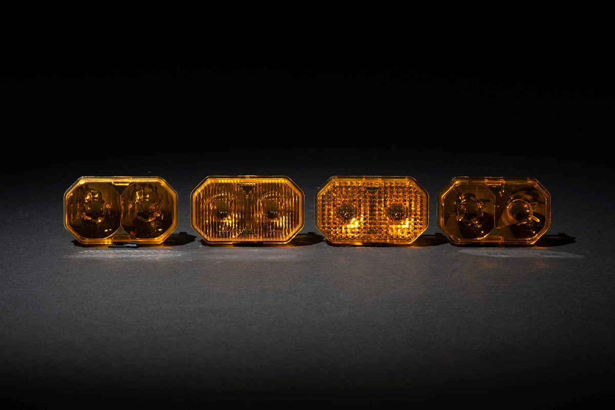 Lens Only: 2Banger (Yellow / Spot / Each) - Off Road - Veh. Spec (Image 3 of 4)