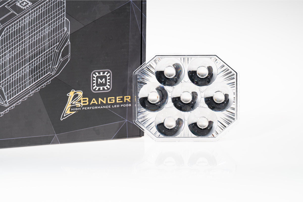 Lens Only: BigBanger (White / Spot / Each) - Off Road - Veh. Spec (Image 1 of 3)