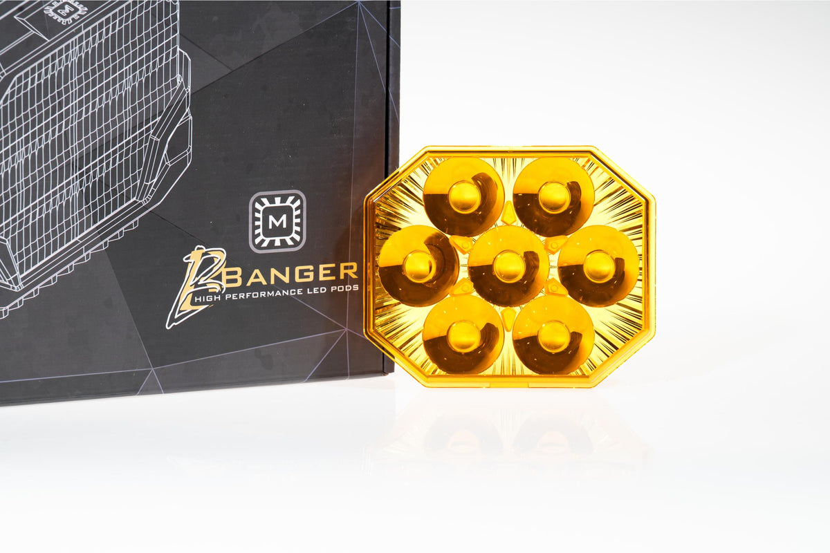 Lens Only: BigBanger (Yellow / Spot / Each) - Off Road - Veh. Spec (Image 1 of 3)
