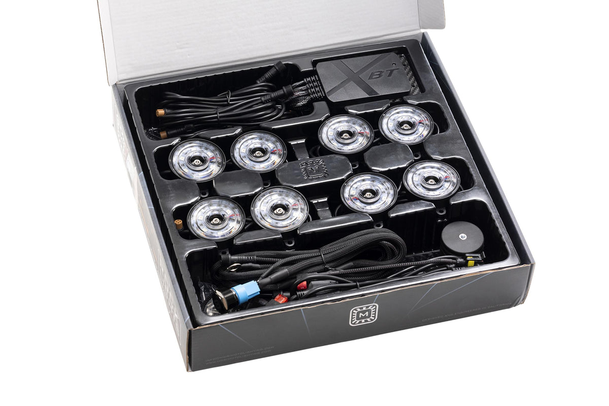 Morimoto Rock Light Kit: RGB LED / 8 Pack - Rock Lights / Wheel Rings (Image 2 of 6)