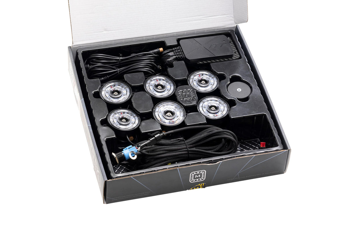 Morimoto Rock Light Kit: RGB LED / 6 Pack - Rock Lights / Wheel Rings (Image 2 of 6)