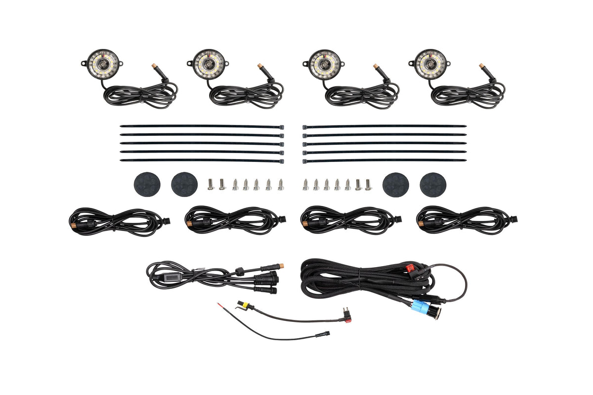 Morimoto Rock Light Kit: White LED / 4 Pack - Rock Lights / Wheel Rings (Image 1 of 6)