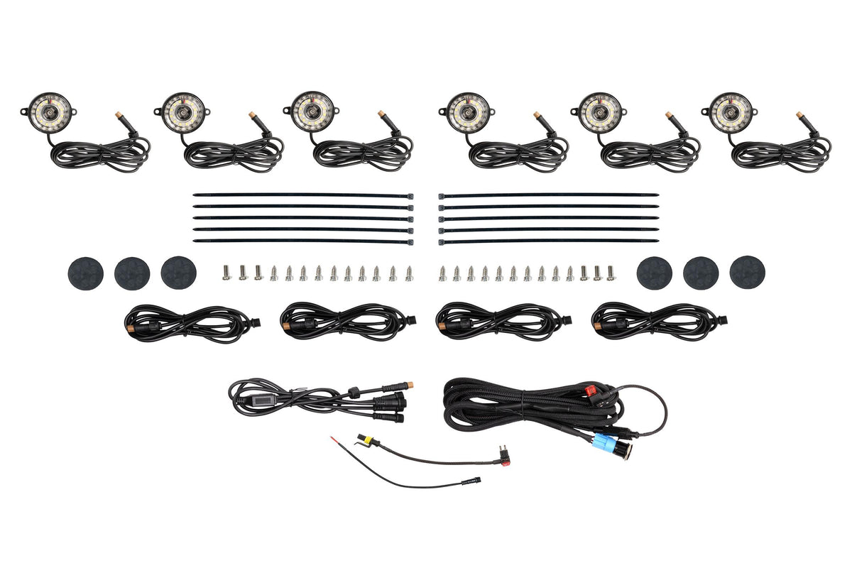 Morimoto Rock Light Kit: White LED / 6 Pack - Rock Lights / Wheel Rings (Image 1 of 6)