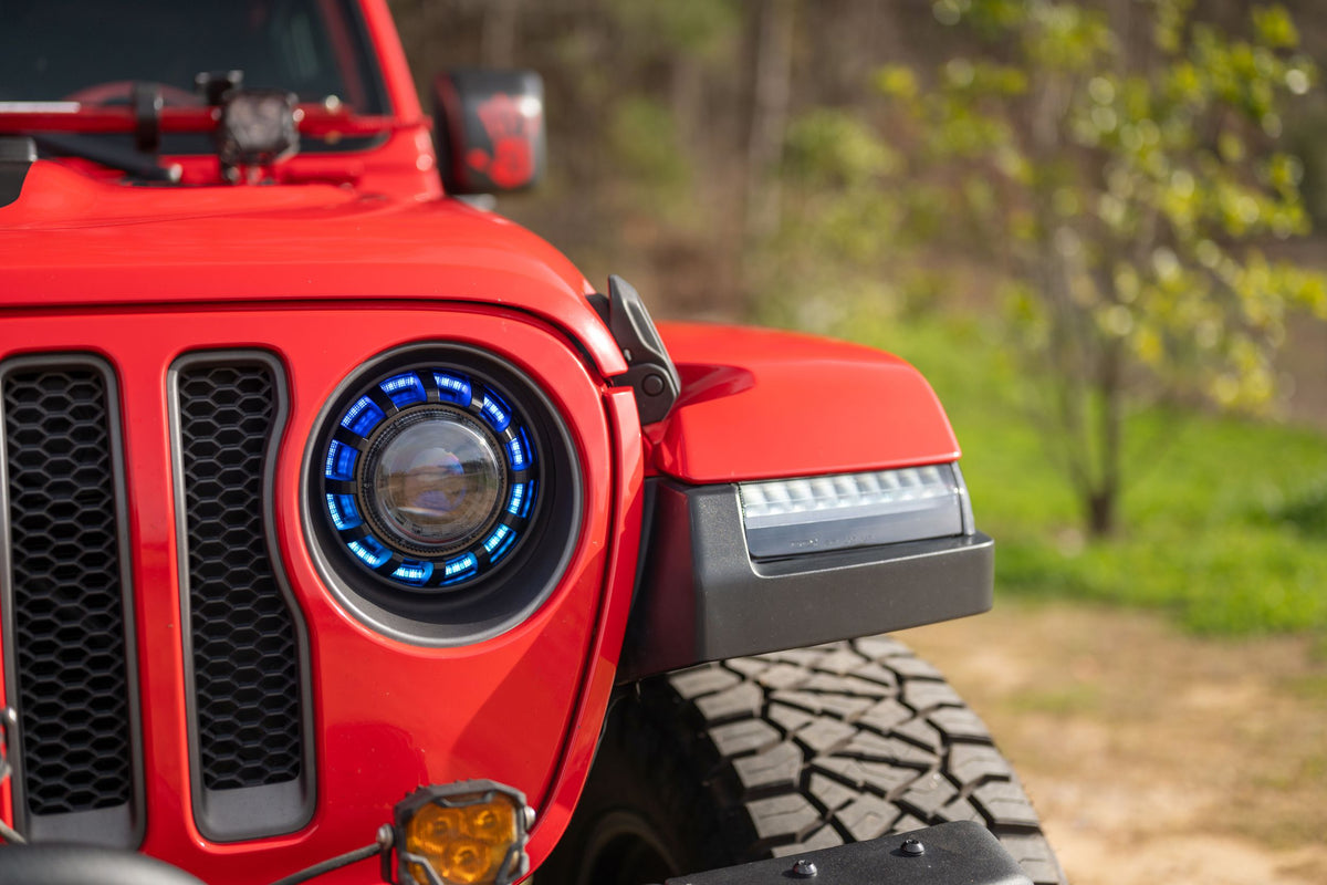 Super7 RGBW Halo System: Jeep JL/JT (2018+) - LED Halos/Strips (Image 5 of 6)