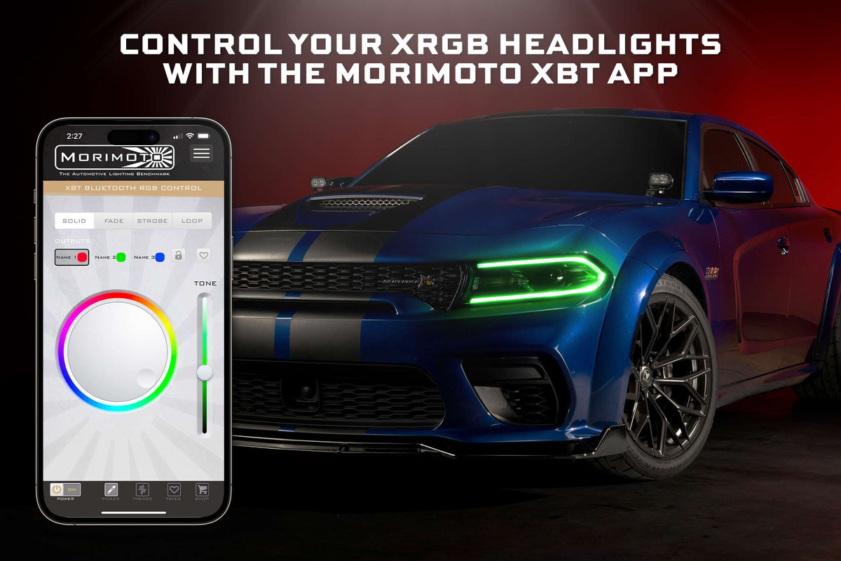 XRGB LED Headlights: 15-23 Dodge Charger (Set) - Headlights (Image 3 of 6)