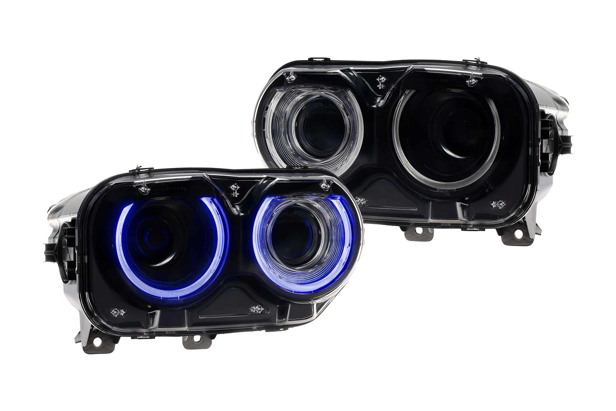 XRGB LED Headlights: Dodge Challenger (15-23 / RGB / Set) - Headlights (Image 1 of 6)