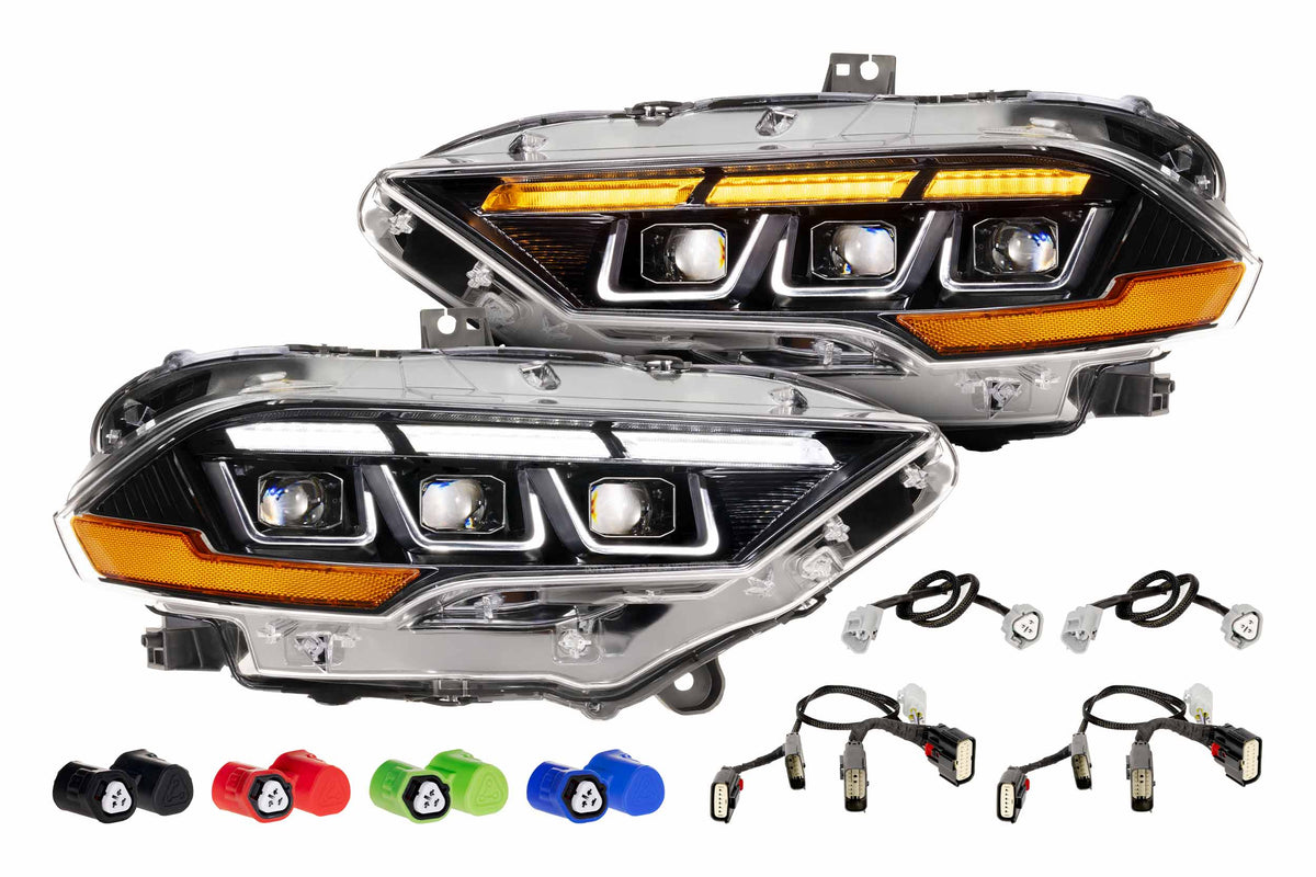 XB LED Headlights: 18-23 Ford Mustang (Gen II / Set) - Headlights (Image 1 of 6)