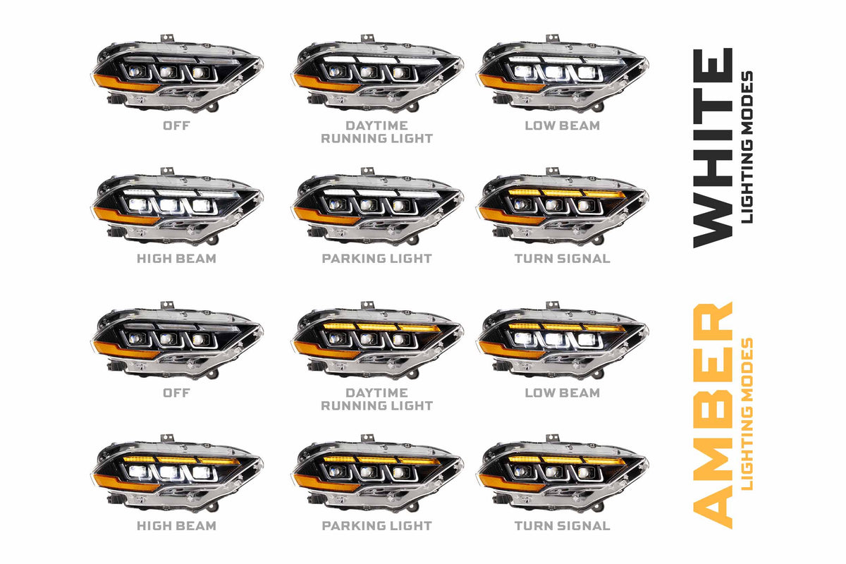 XB LED Headlights: 18-23 Ford Mustang (Gen II / Set) - Headlights (Image 5 of 6)