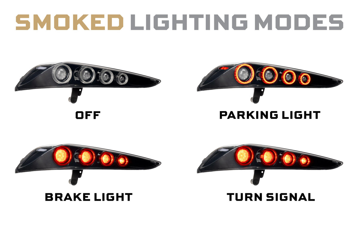 XB LED Tail Lights: Toyota Supra (20+ / Smoked Lens / Set) - Tail Lights (Image 2 of 6)