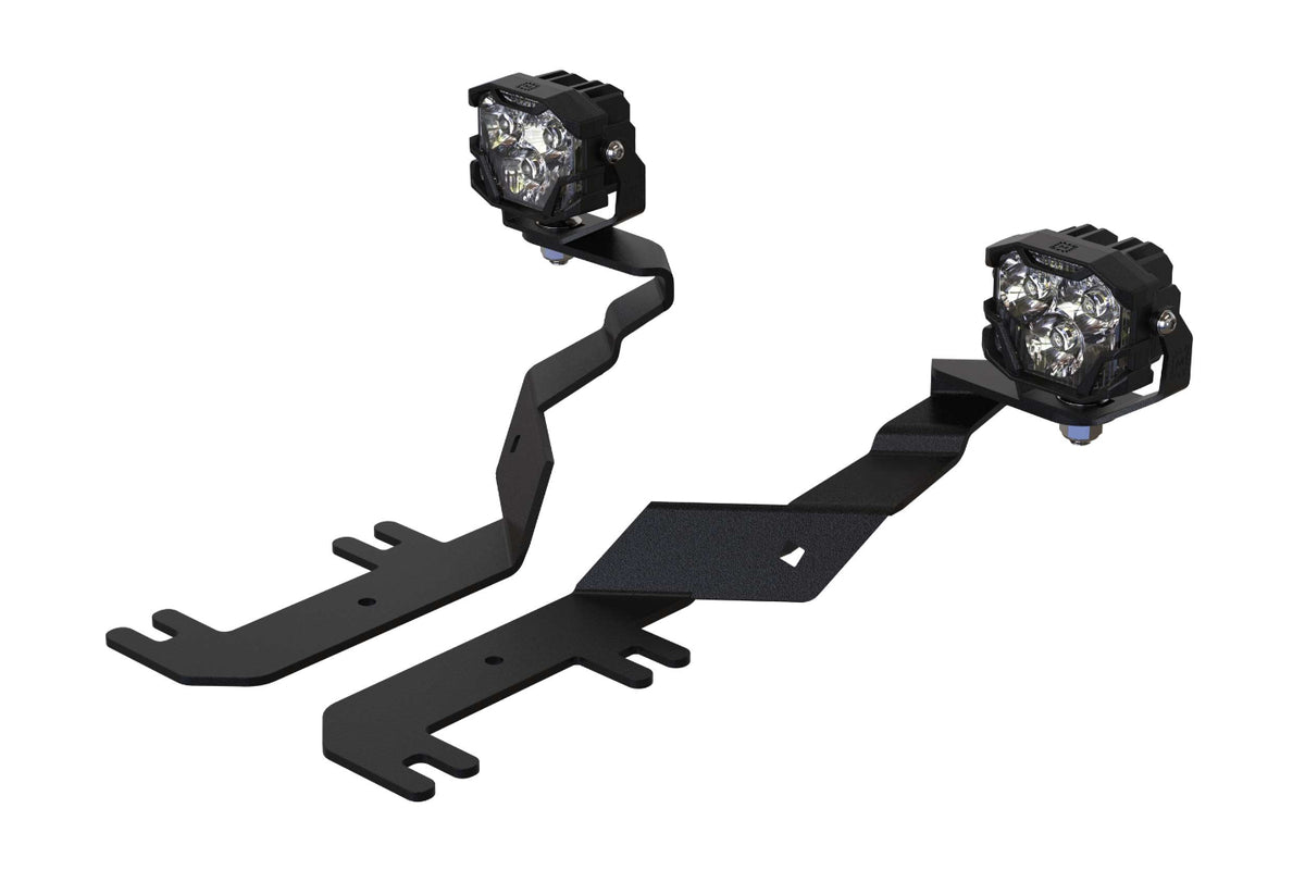 Morimoto 4Banger Ditch Light Kit: 17-22 Super Duty (HXB Yellow Flood Beam) - Off Road - Veh. Spec (Image 1 of 6)