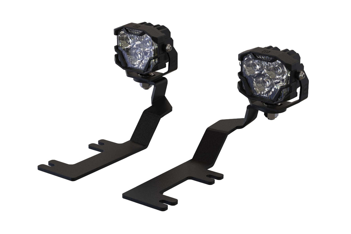 Morimoto 4Banger Ditch Light Kit: 14-18 Sierra 1500 (HXB White Flood Beam) - Off Road - Veh. Spec (Image 1 of 6)
