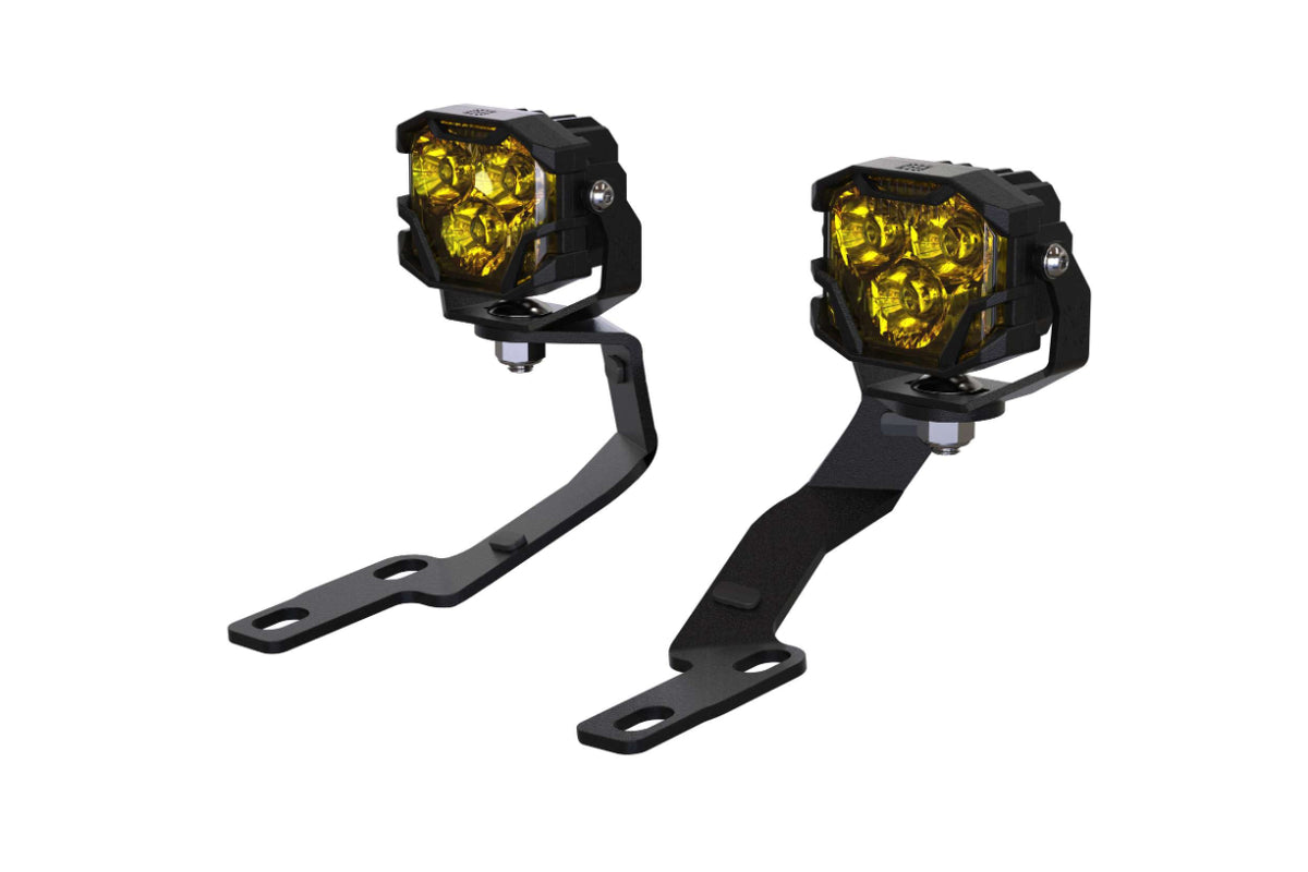Morimoto 4Banger Ditch Light Kit: 05-15 Tacoma (NCS White Flood Beam) - Off Road - Veh. Spec (Image 1 of 6)