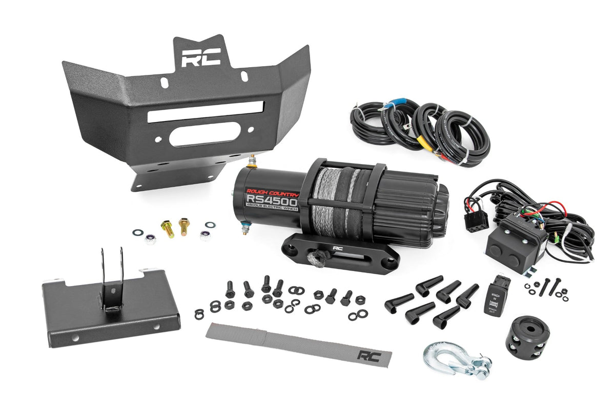 Winch Bumper | 4500-Lb Winch | Synthetic Rope | Can-Am Renegade 1000/Renegade 500 - Winches & Acc (Image 1 of 6)