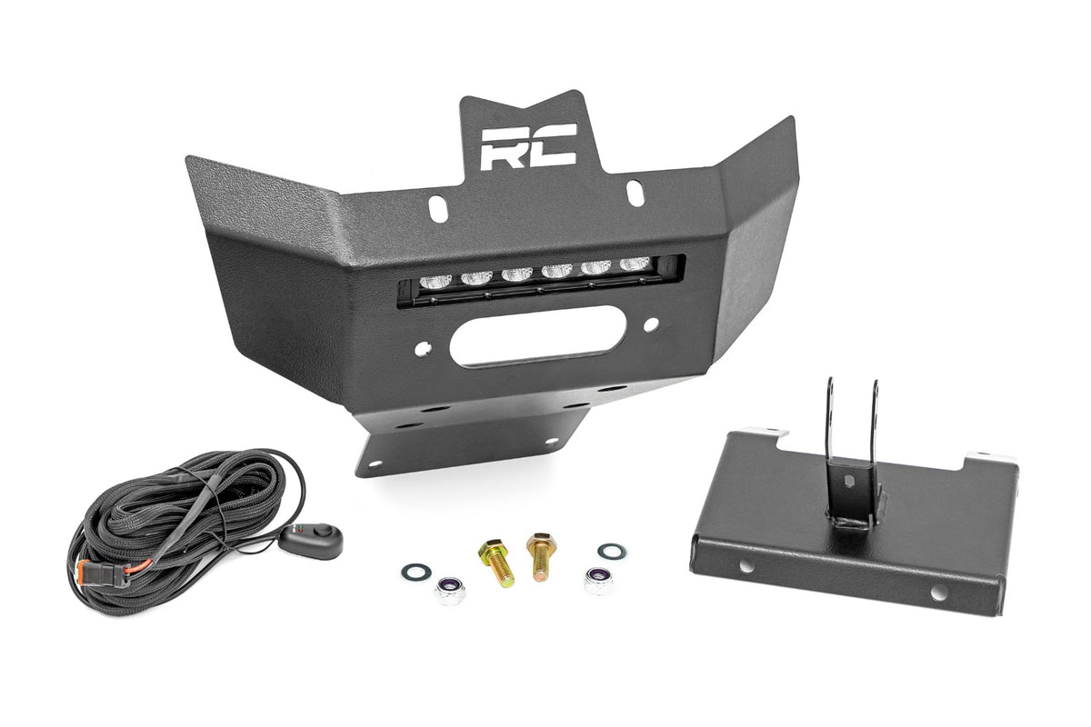 Winch Bumper | Black Series LED | 6" Light | Slime Line | Can-Am Renegade 1000/Renegade 500 - Winches & Acc (Image 1 of 6)