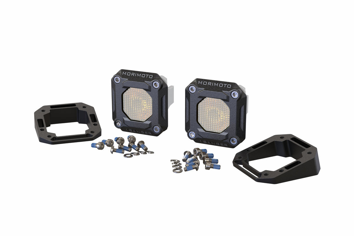 Flush or Angled Mounting Kit: Morimoto 1Banger - Off Road - Universal (Image 1 of 6)
