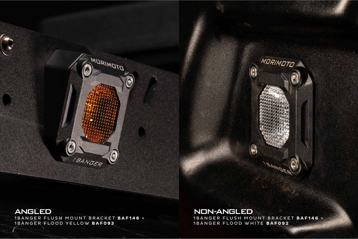 Flush or Angled Mounting Kit: Morimoto 1Banger - Off Road - Universal (Image 6 of 6)