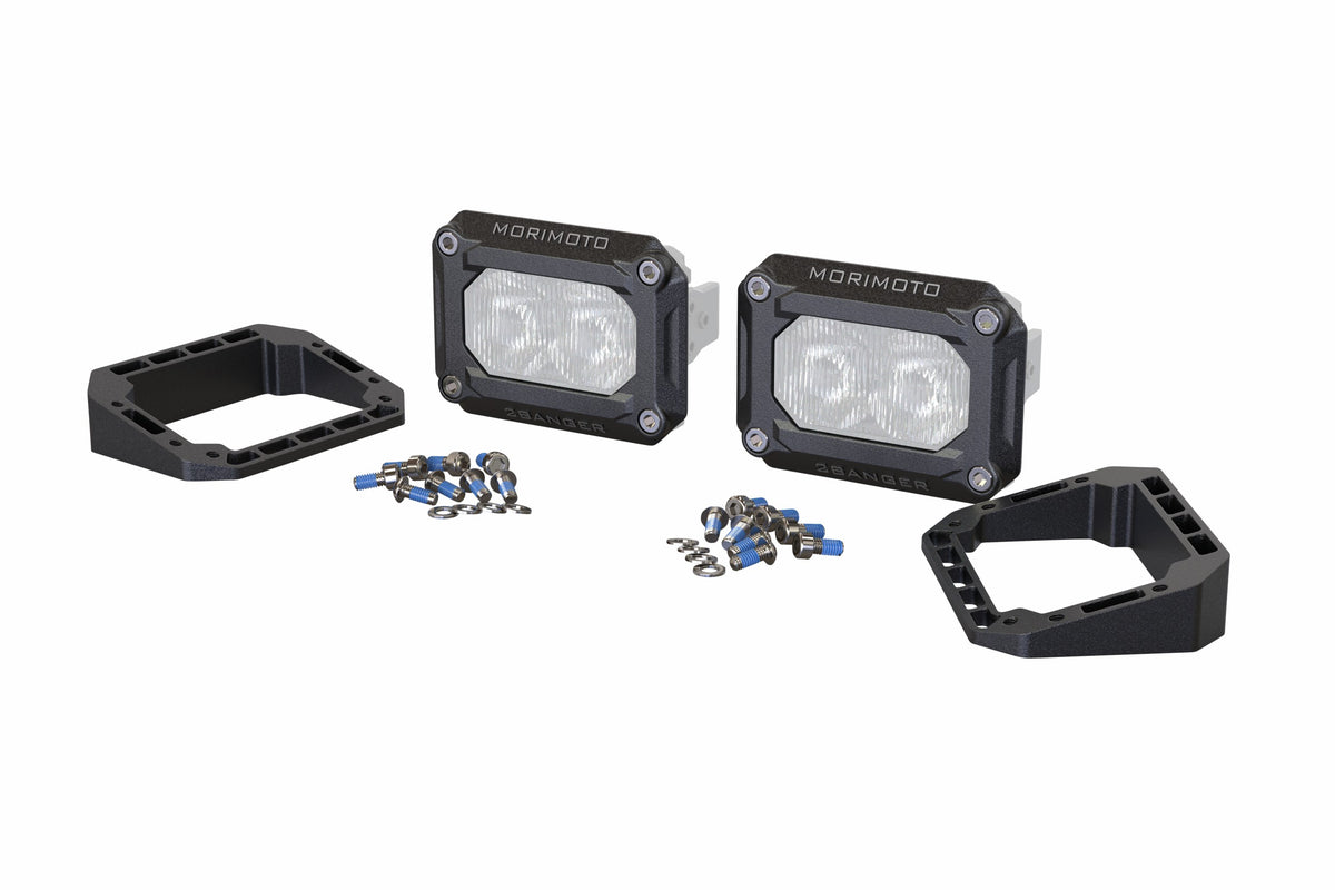 Flush or Angled Mounting Kit: Morimoto 2Banger - Off Road - Universal (Image 1 of 6)