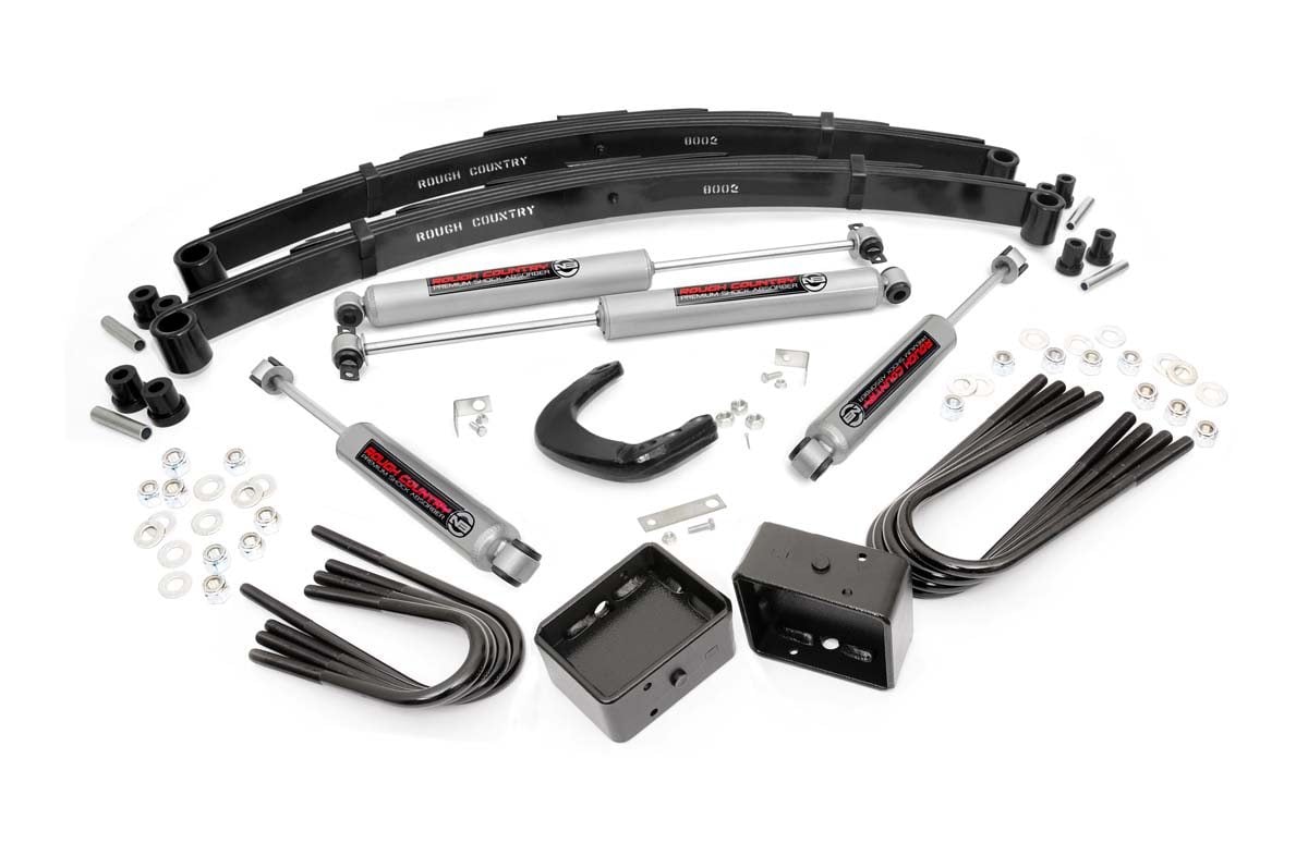 RC 4 Inch Lift Kit | 52 Inch Rear Springs | Chevy/GMC 3/4-Ton Suburban/C25/K25 Truck (73-76) (manufacturer page)