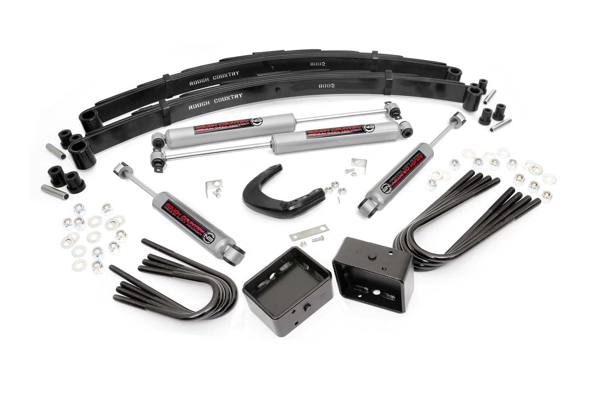 RC 4 Inch Lift Kit | 56 Inch Rear Springs | Chevy/GMC 3/4-Ton Suburban/C25/K25 Truck (73-76) (manufacturer page)