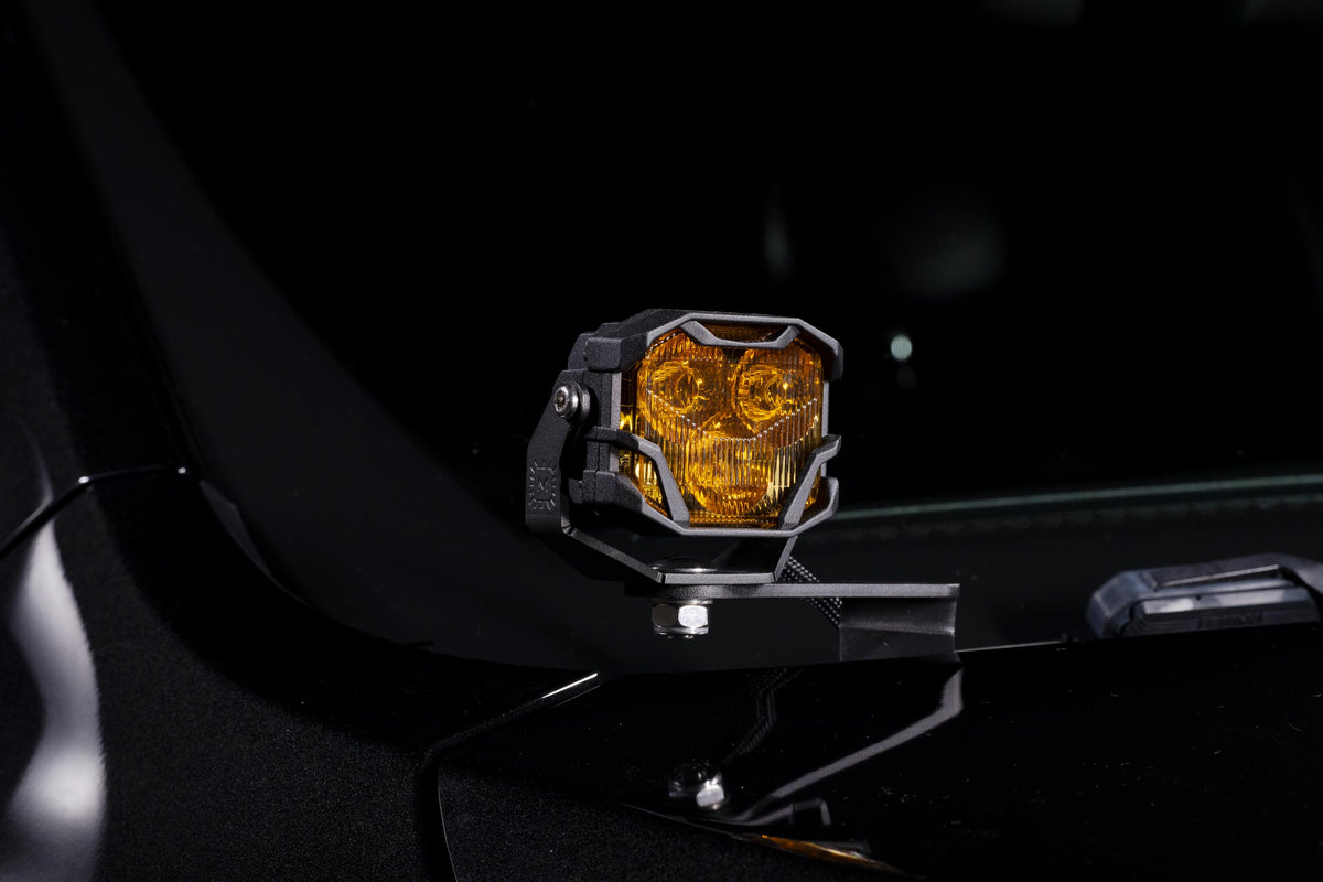 Ditch Light Brackets: Jeep Grand Cherokee (11-22) / Durango (11-24 / Set) - Off Road - Veh. Spec (Image 6 of 6)