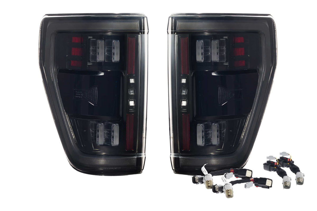 XB LED Tail Lights: Ford F-150 (21-23 / Smoked Lens / Set) - Tail Lights (Image 1 of 6)