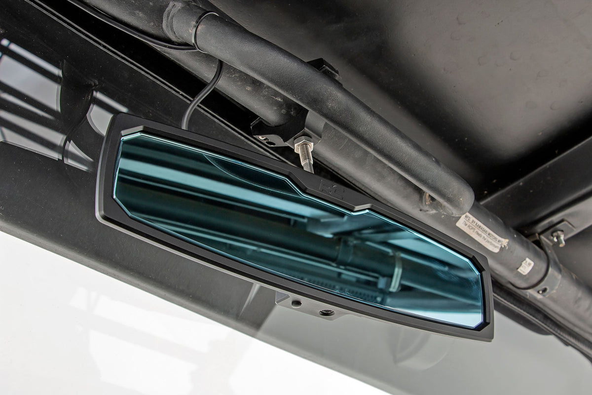 UTV Aluminum Rear View Mirror | Dome Light| 12" | 1.75-2" Mount - Misc 25% (Image 5 of 6)