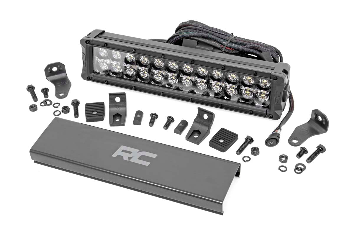 12 Inch Black Series LED Light Bar | Dual Row | White DRL - Lighting & Acc (Image 1 of 6)