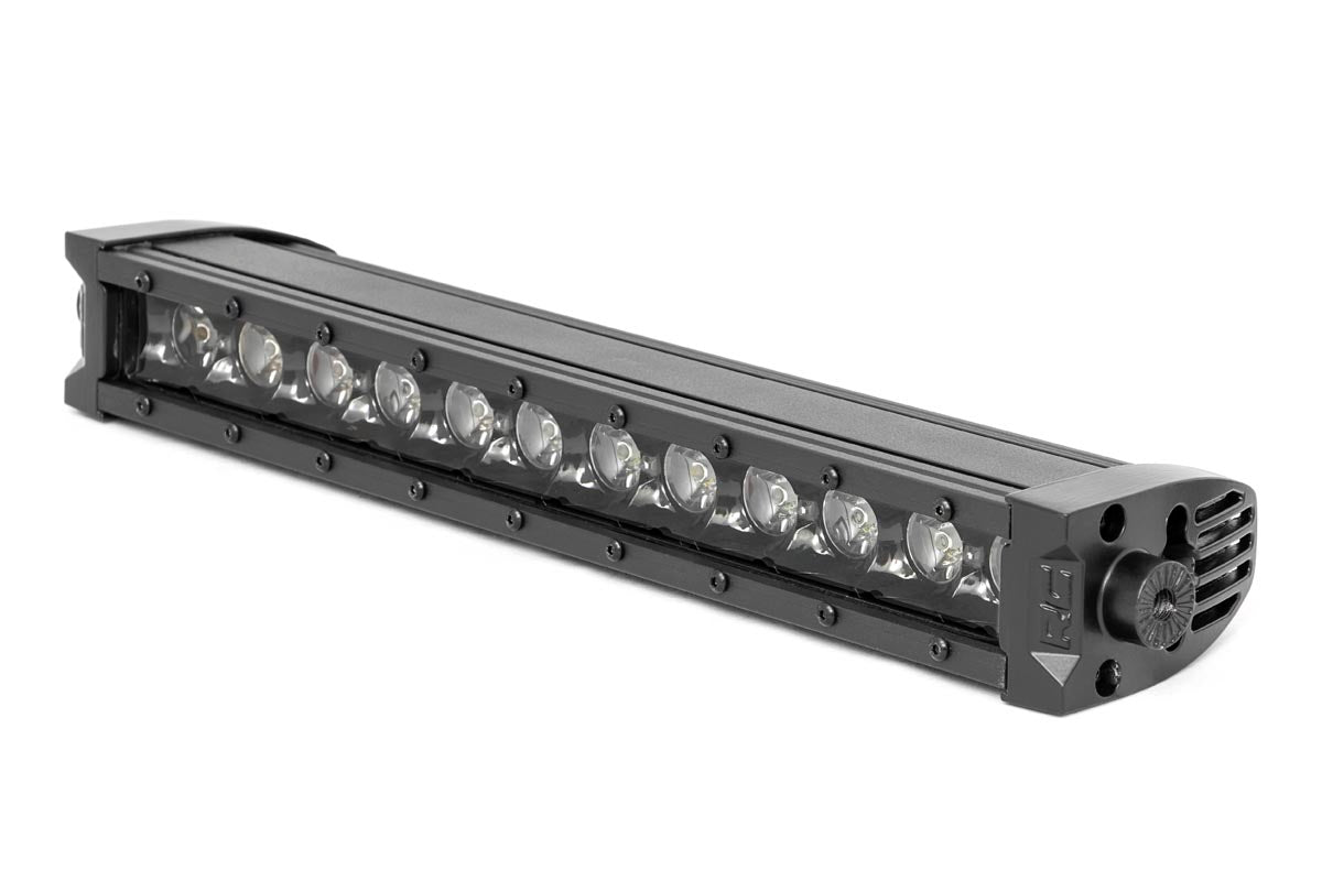 12 Inch Black Series LED Light Bar | Single Row | Cool White DRL - Lighting & Acc (Image 4 of 6)