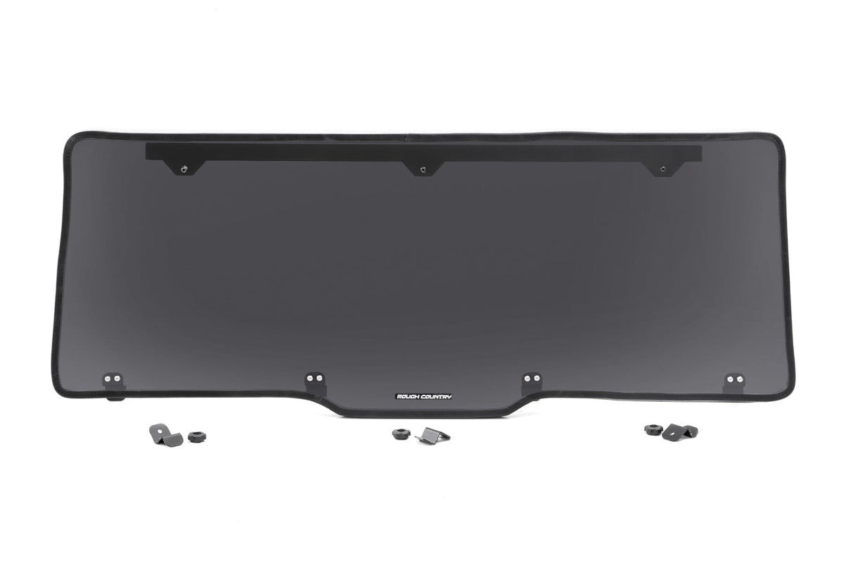 Rough Country 98432032 Tinted Rear Panel | Scratch Resistant | Polaris Ranger XP 1000 - Image 4