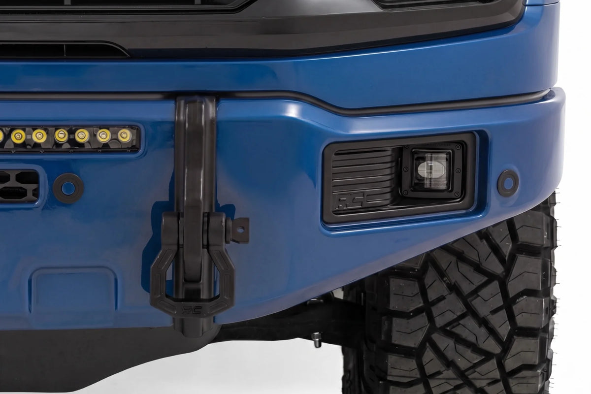 FXS Front Bumper | E9 Argon Blue | EcoBoost | Ford F-150 2WD/4WD (2021-2025) - Bumpers (Image 4 of 6)