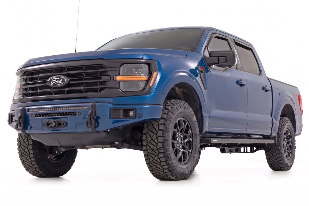 FXS Front Bumper | B3 Atlas Blue | EcoBoost | Ford F-150 2WD/4WD (2021-2025) - Bumpers (Image 2 of 6)