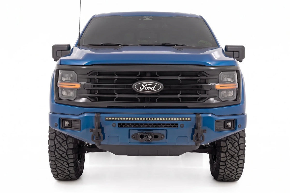 FXS Front Bumper | B3 Atlas Blue | EcoBoost | Ford F-150 2WD/4WD (2021-2025) - Bumpers (Image 3 of 6)