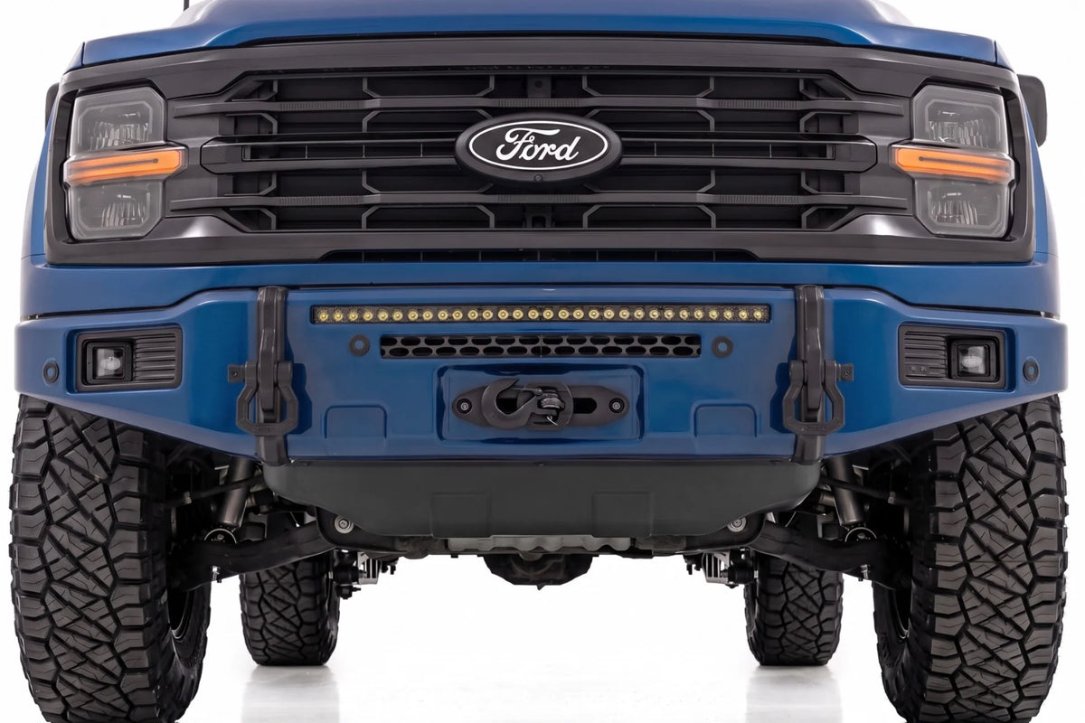FXS Front Bumper | B3 Atlas Blue | EcoBoost | Ford F-150 2WD/4WD (2021-2025) - Bumpers (Image 5 of 6)