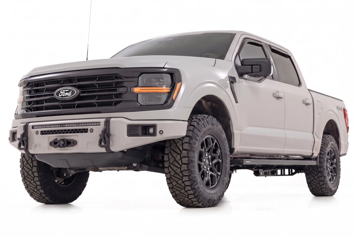 FXS Front Bumper | DR Avalanche Gray | EcoBoost | Ford F-150 2WD/4WD (2021-2025) - Bumpers (Image 2 of 6)