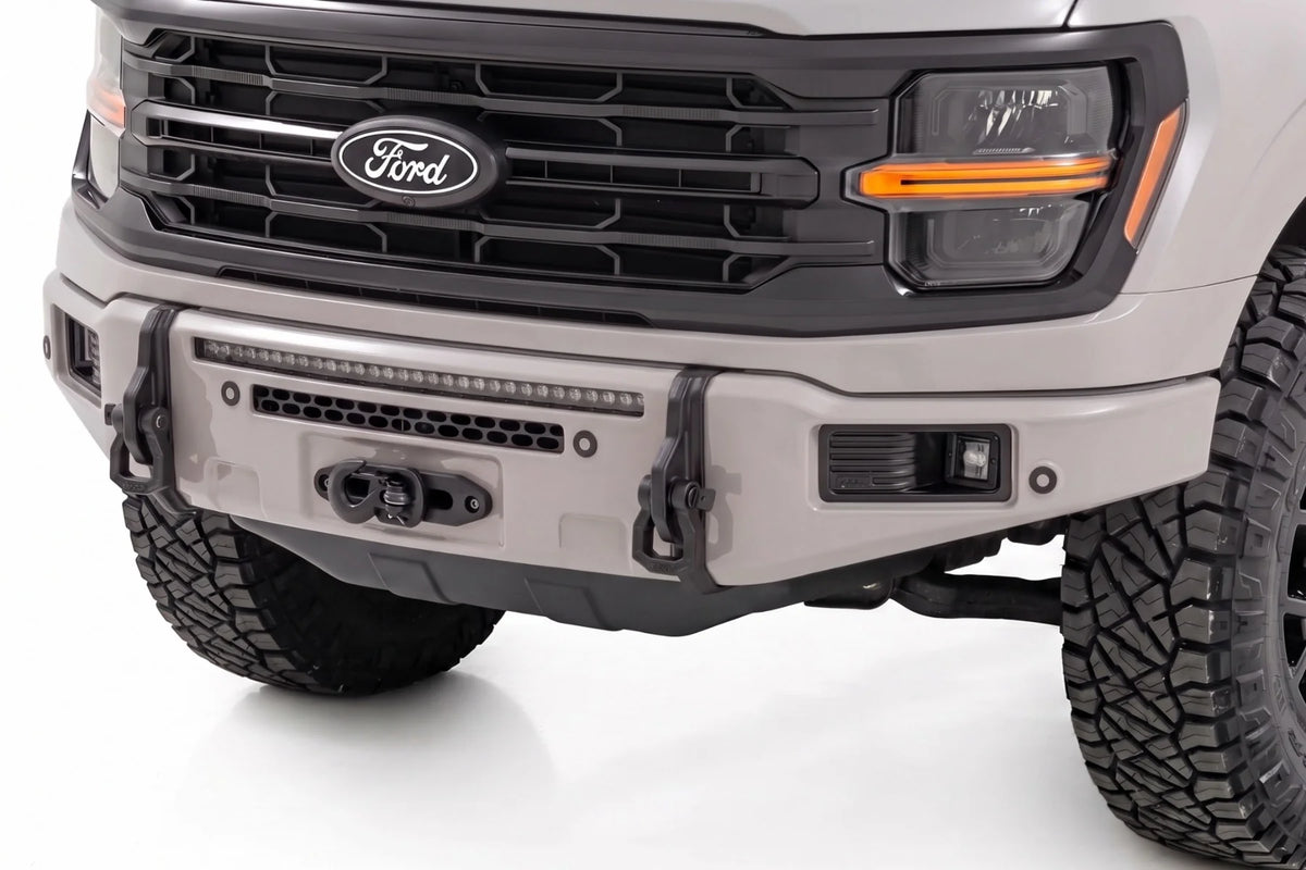 FXS Front Bumper | DR Avalanche Gray | EcoBoost | Ford F-150 2WD/4WD (2021-2025) - Bumpers (Image 1 of 6)
