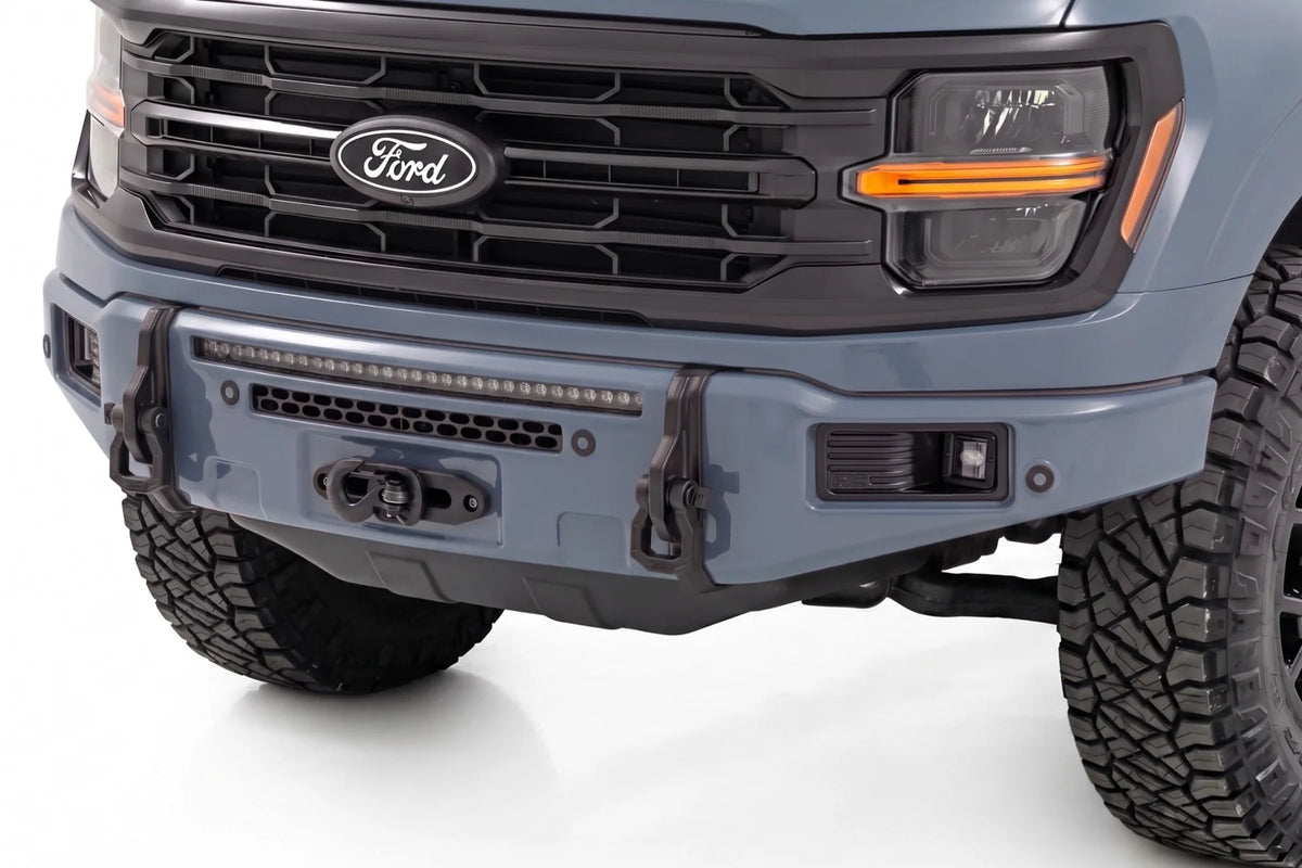 FXS Front Bumper | G4 Azure Gray | EcoBoost | Ford F-150 2WD/4WD (2021-2025) - Bumpers (Image 1 of 6)
