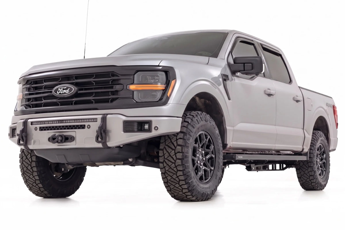 FXS Front Bumper | JS Iconic Silver | EcoBoost | Ford F-150 2WD/4WD (2021-2025) - Bumpers (Image 2 of 6)