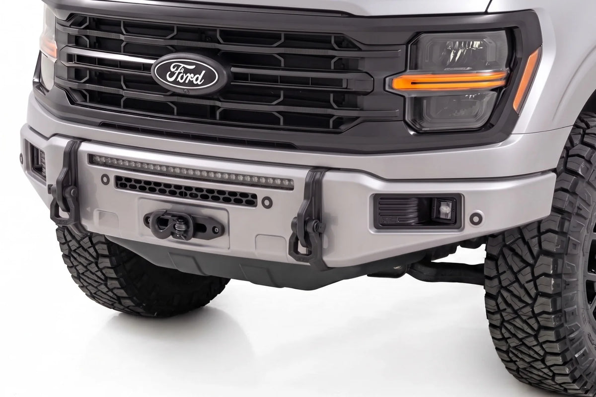 FXS Front Bumper | JS Iconic Silver | EcoBoost | Ford F-150 2WD/4WD (2021-2025) - Bumpers (Image 1 of 6)