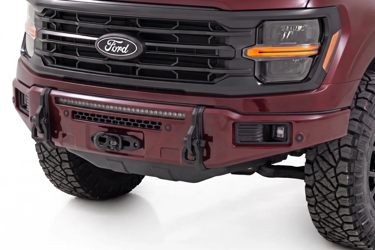 FXS Front Bumper | E2 Magma Red | EcoBoost | Ford F-150 2WD/4WD (2021-2025) - Bumpers (Image 1 of 6)
