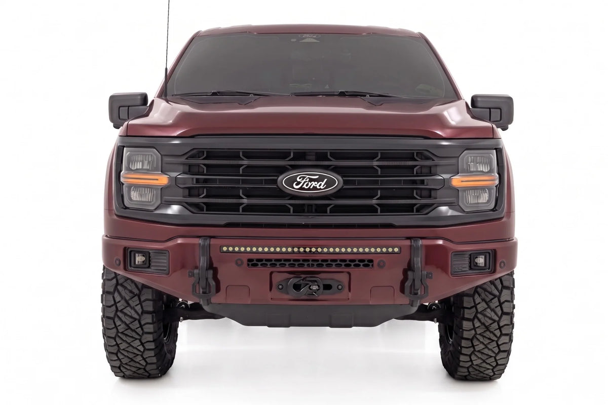 FXS Front Bumper | E2 Magma Red | EcoBoost | Ford F-150 2WD/4WD (2021-2025) - Bumpers (Image 3 of 6)